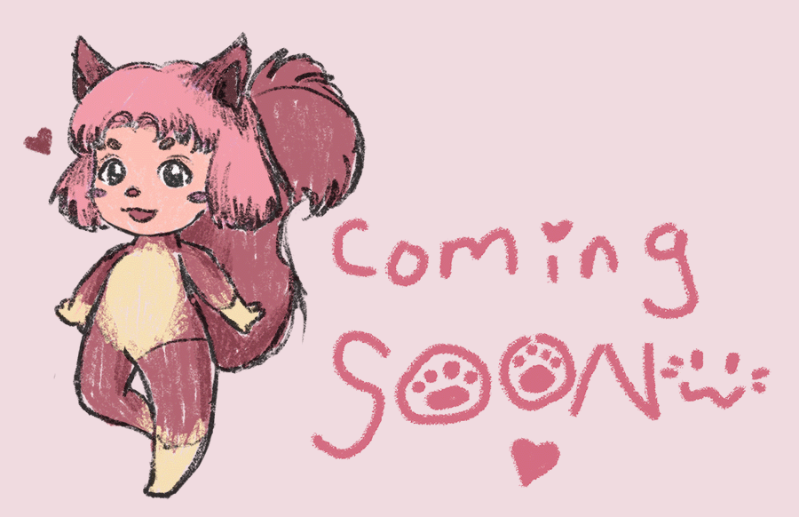 badly handwritten coming soon sign