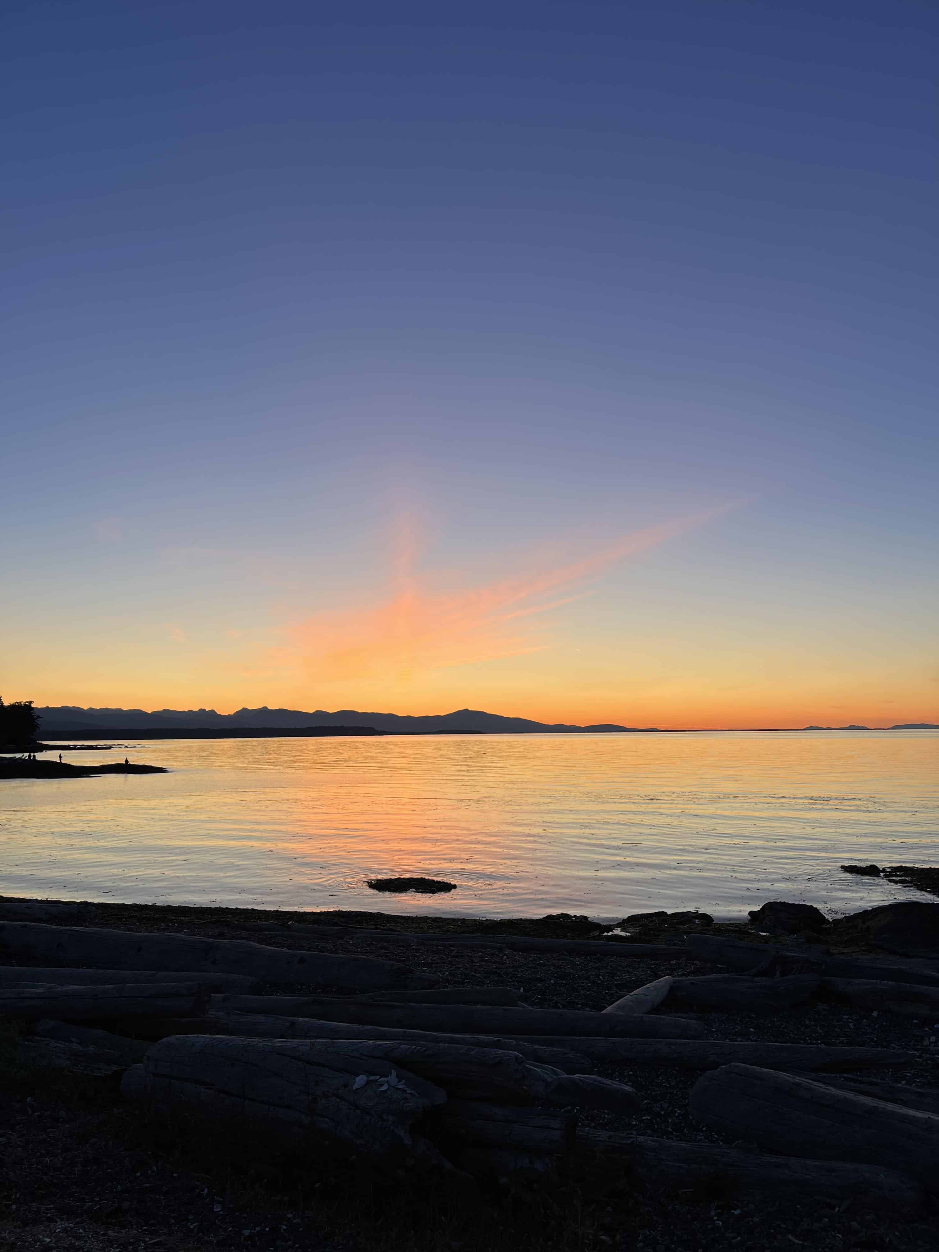 Hornby island sunset